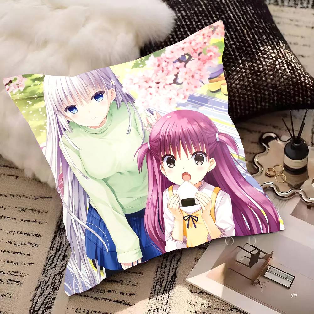 Anime Summer P-Pocket Pillow Case Fashion Square Pillowcase Bedroom Sofa Room Ins Decoration Leisure