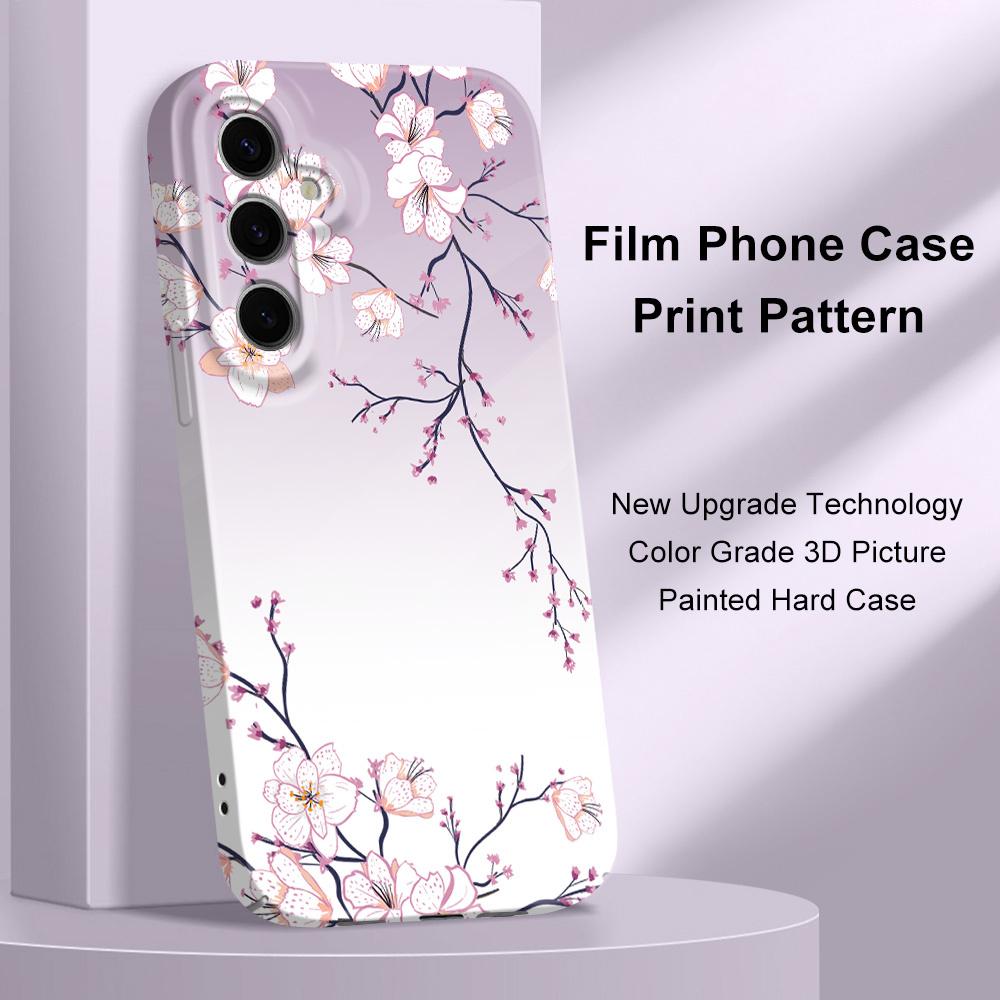 Pretty Wintersweet Phone Case For Samsung Galaxy S25 S24 S23 S22 S21 S20 Plus Ultra FE 5G Film Hard Cover