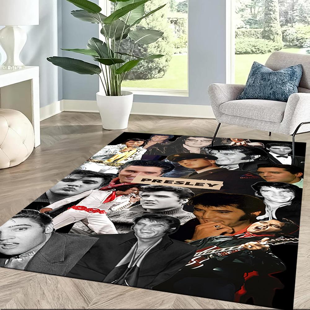 Elvis Area Rug Perfect For Playrooms Hallway Dining Room Foyer Antislip Rug Office Home Decor Spiritual Gift