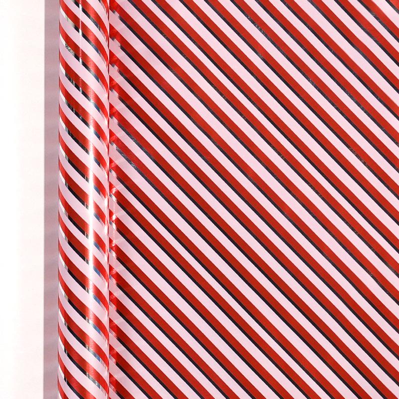 High-Grade Red Hot Stamping Star Christmas Gift Wrapping Paper - DIY Light Luxury