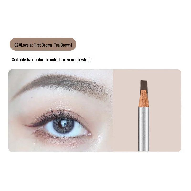 

QXQY Динамичный 3D карандаш для бровей: Водостойкий, Потостойкий, Стойкий, Не размазывается, Естественная форма для диких бровей.