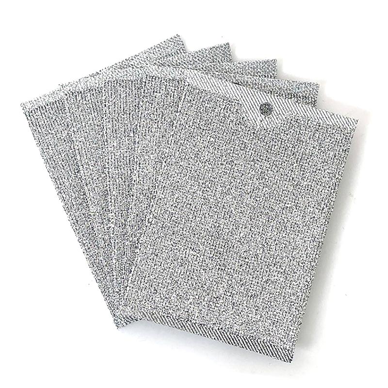 

5PCS Double Side Steel Wire Cleaning Rag Kitchen Dishwashing Towel Washing Dish Bowl Pot Cleaning Cloth Home Clean Tools