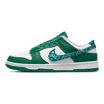Dunk Low 'Green Paisley' Dam Skateboard Skor Sneakers DH4401-102