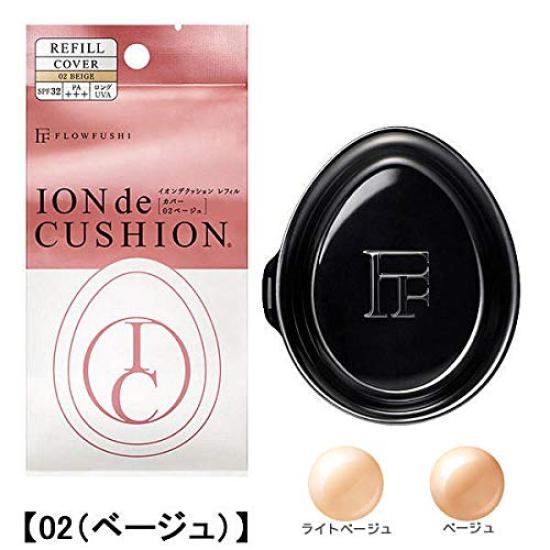 

FLOWFUSHI Ion Decushion Refill Cover 02 Beige Liquid Foundation 20g