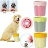 Reusable Pet Paw Cleaner Mud Removal Dog Foot Dirt Removal Brush Dog Foot Washing Cup  Outdoor