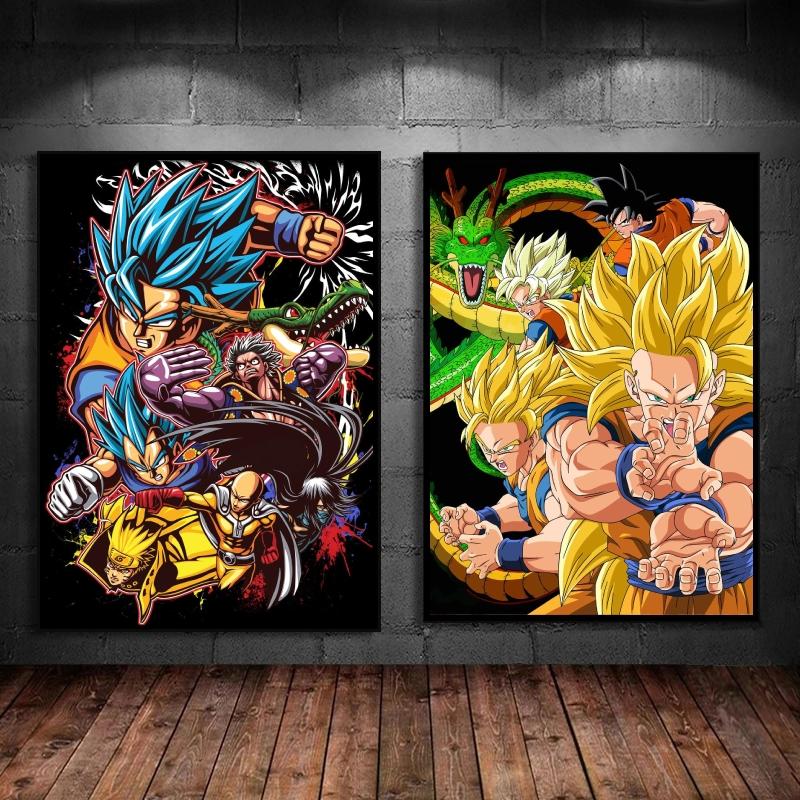 

Холст, настенная живопись, Жемчуг Дракона, Карот, комиксы, фотографии, детская спальня