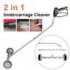 Silver Pressure Washer Car Undercarriage Cleaner Attachments Under Car Wash Water Broom Silver Power Washer Surface Cleaner 39x10cm