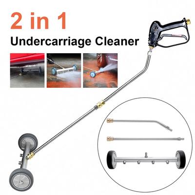 Attachments Under Car Wash Water Broom Silver Power Washer Surface Cleaner 39x10cm Silver Pressure Washer Car Undercarriage Cleaner