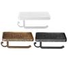Fashion Wall Mounted Toilet Paper Holder Vintage Zinc Alloy Tissue Box Roll Paper Holders Stand Mobile Phone Shelf Home Decor