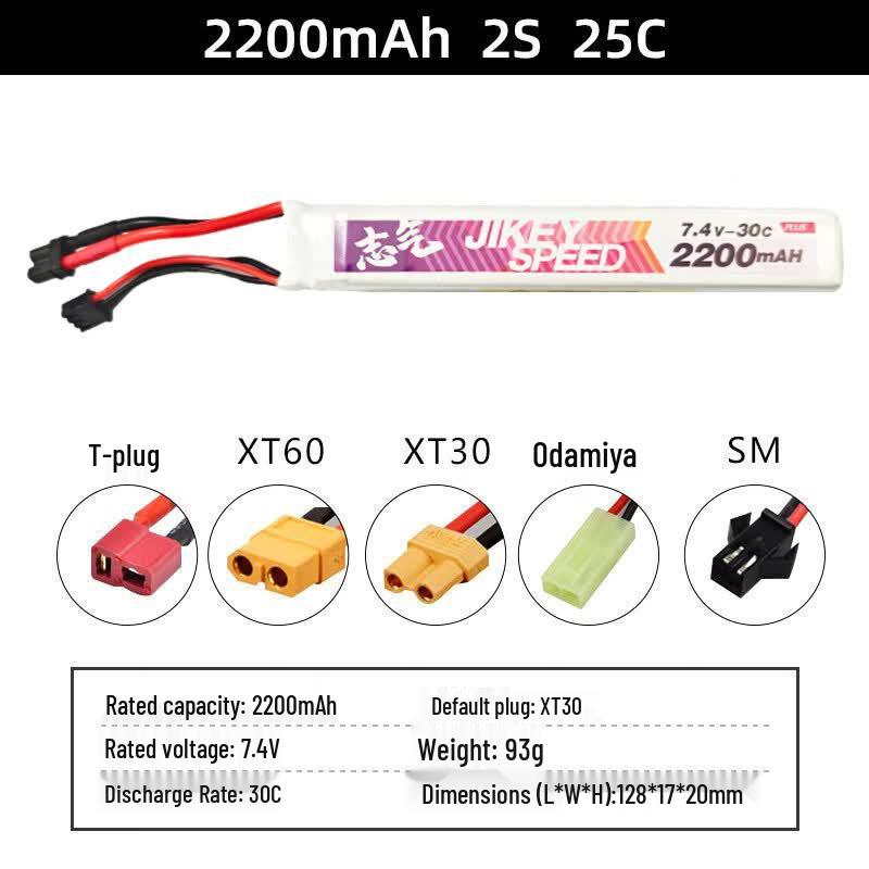 High-Discharge LiPo Battery for Blasters