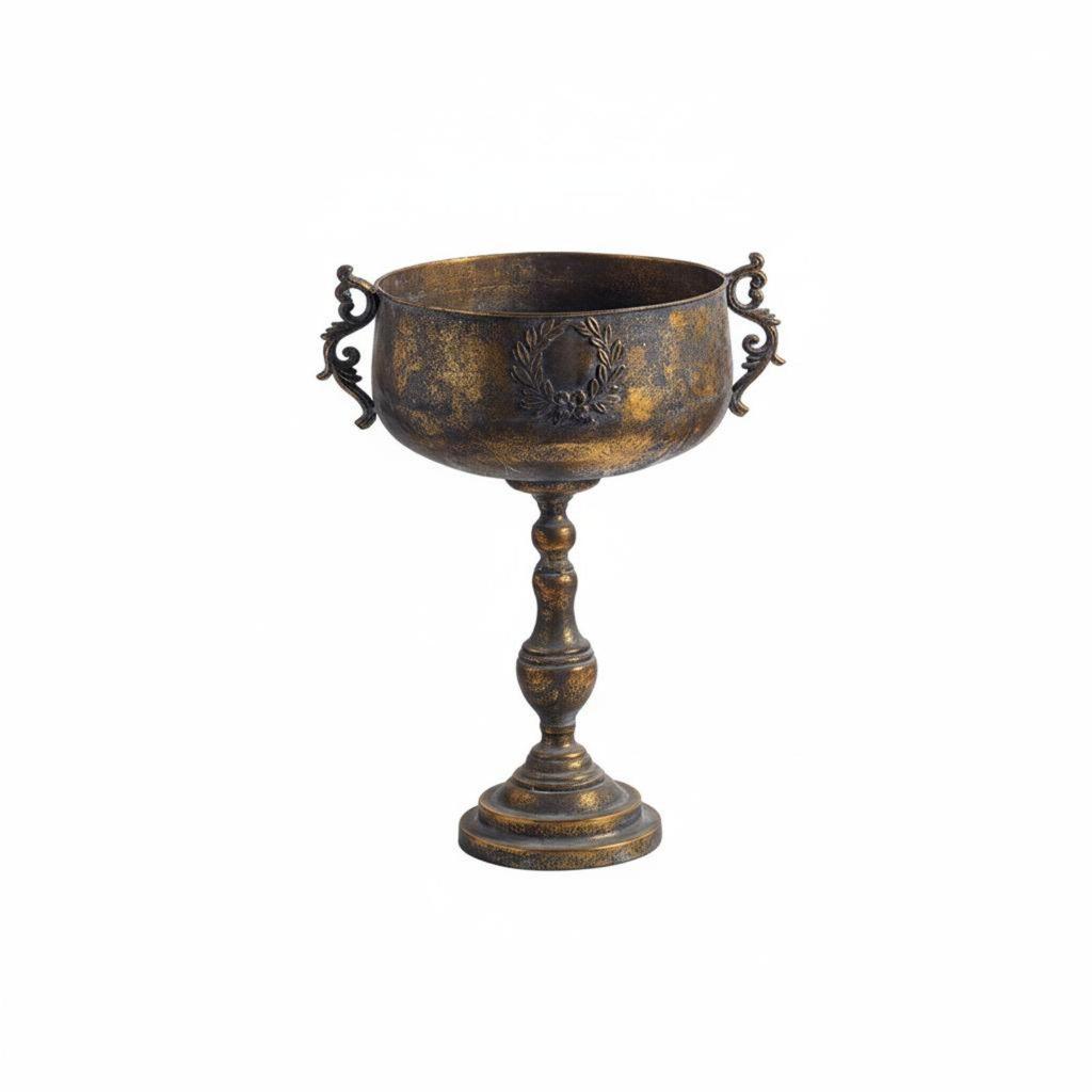 Moroccan Design Floor Vase Weighted Base Goblet Flower Reusable