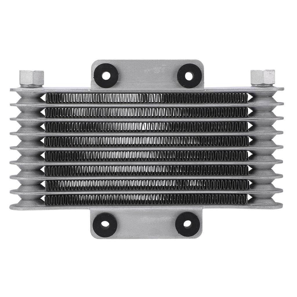 8 Row Motorcycle Oil Radiator Silver 125ml Low Wear Strong Power Fit For GY6 125CC‑250CC Motocross ATV