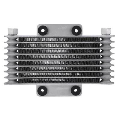 8 Row Motorcycle Oil Radiator Silver 125ml Low Wear Strong Power Fit For GY6 125CC‑250CC Motocross ATV
