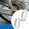 Auspuffhalterung Motorrad Motorrad Auspuff Montagehalterung, Z-Form Schalldämpferklemme, Edelstahl Silber