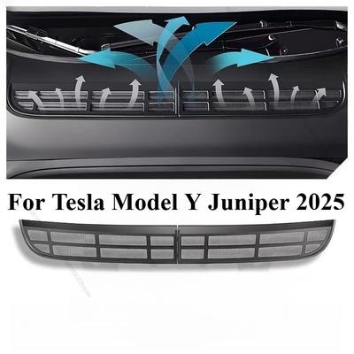 Insektenschutz-Netz Auto Frontkofferraum Klimaanlagenabdeckung Für Tesla Model Y Juniper 2025 Lufteinlassgitter Saubere Lufteinlass Schutz