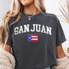 San Juan Comfort Colors Tee, San Juan Puerto Rico Shirt, Vintage Caribbean Travel Tee, Historic Old Town Graphic T-Shirt Gift