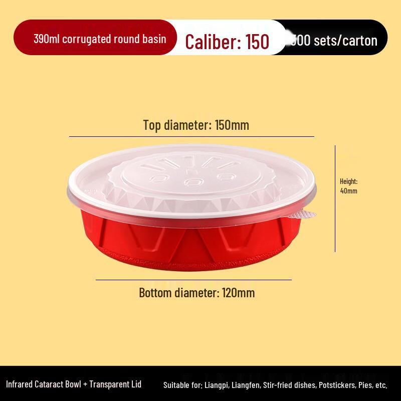 Disposable Corrugated Takeout Food Containers