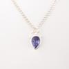 Purple Iolite Gemstone 925 Solid Silver Handmade Jewelry Trendy Pendant For Gift PP-56-14