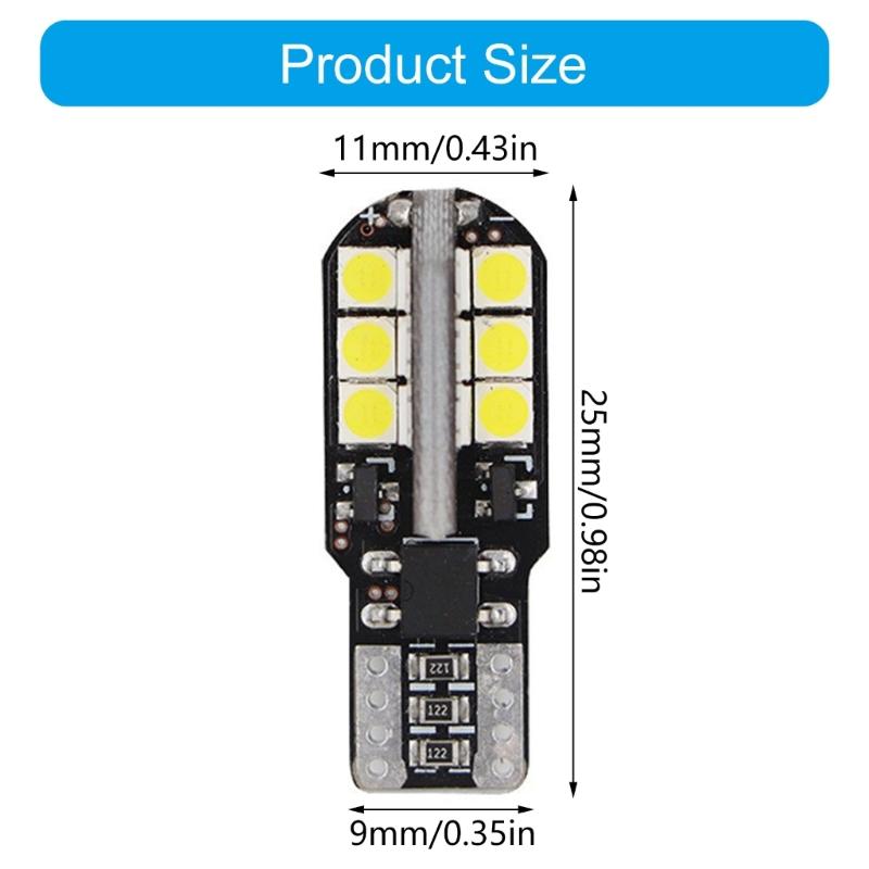 Waterproof T10 LED Bulbs 8PCS 5730 12V Canbus Error Free Universal Car Side Lights 10PCS/Pack Automotive Lighting