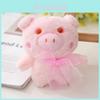 Adorable Plush Bear And Pig Toy Glitter Eyeglass Holder Mini Cartoon Animal Ornament