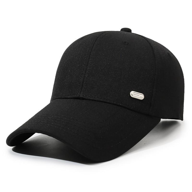 

Baseball Cap For Men With Extended Brim Uv Sun Protection Summer Outdoor Adjustable Hat чёрный