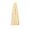 Summer New Product Women clothes French style Design Silk Satin Texture Neck Collar Midi Dress 3592399