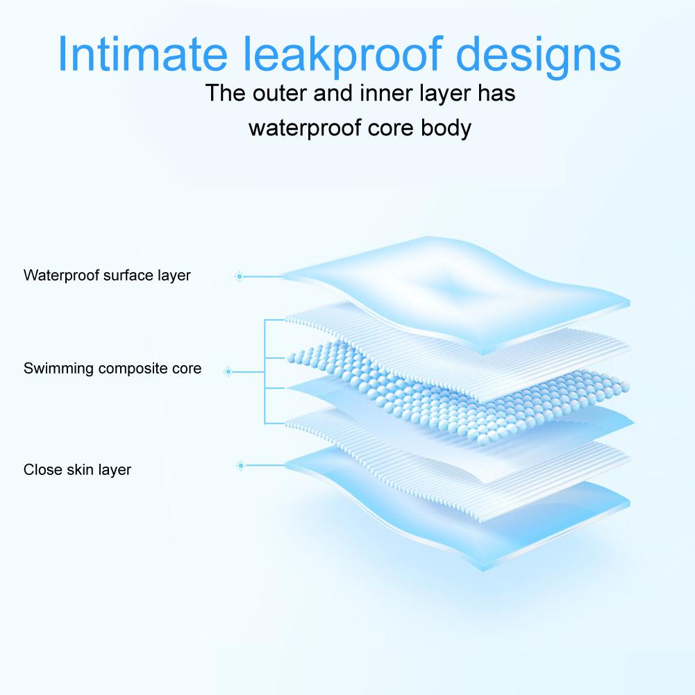 5pcs Baby Swimming Diaper Disposable Waterproof Elastic Leakage Proof Baby Diaper(L (9 14KG) )