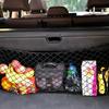 Car Trunk Nylon Mesh Elastic Storage Organizer Rear Cargo Luggage  90x30CM/40x110CM Net Holder With 4 Plastic Hooks Pockets