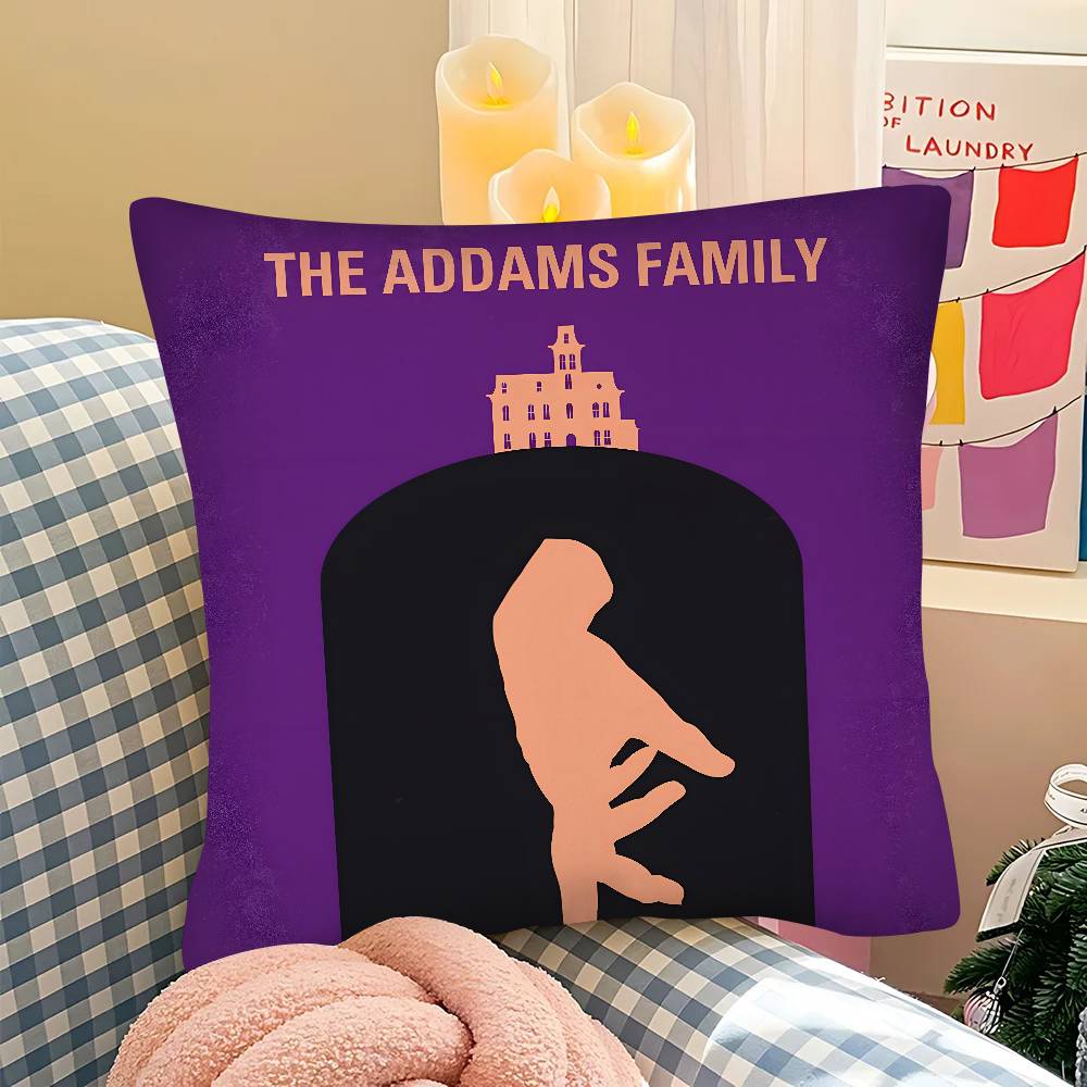 Movie Wednesday Classic Movie Pillow Case Square Pillow Bedroom Sofa Leisure Comfort Cushion Car Living Room Home Decoration