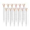 PATIKIL 12 Pcs Black Ink Ballpoint Pens, Crystal Diamond Twist Metal Pens, 1.0mm Medium Point, for Note Taking Journaling, White Gold, Swirl Design,