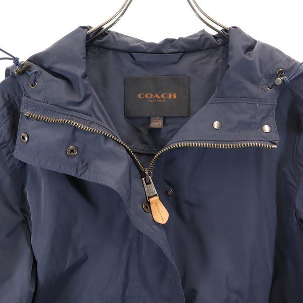 Coach Mountain Parka XS Navy System Jacket Women Used