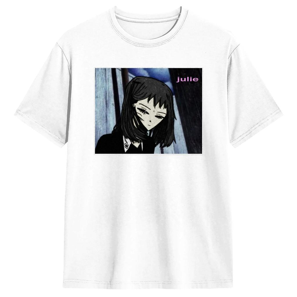 Oversized TShirt Summer Julie PANCHIKO Fashion TShirts 100 Cotton Tshirt for Unisex Y2K Casual Short Sleeve Tees