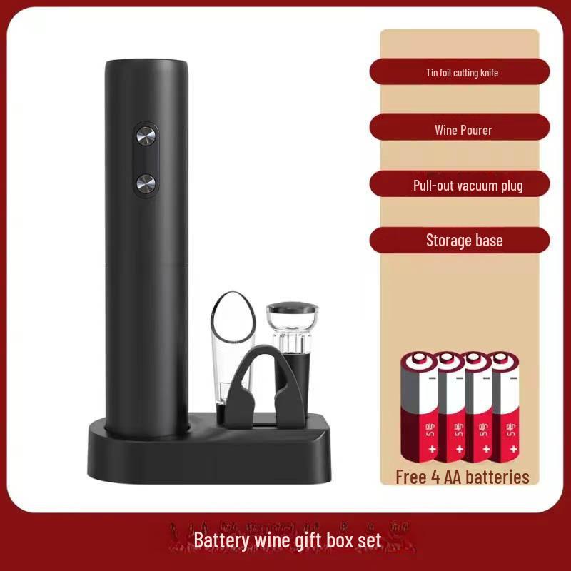 Полностью автоматический электрический штопор для красного вина с отверткой из нержавеющей стали