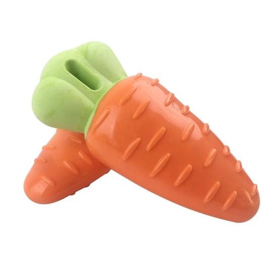 Giocattoli per Cani a Forma di Carota e Mais Giocattoli da Masticare Massaggio Gengive e Pulizia Denti Giocattolo per Cani Resistente al Morso per Animali Domestici