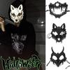 Half Face Skull Mask with Long Teeth Demon Skeleton Design for Party Halloween Cosplay Costume Prop Terror Masquarade Mask
