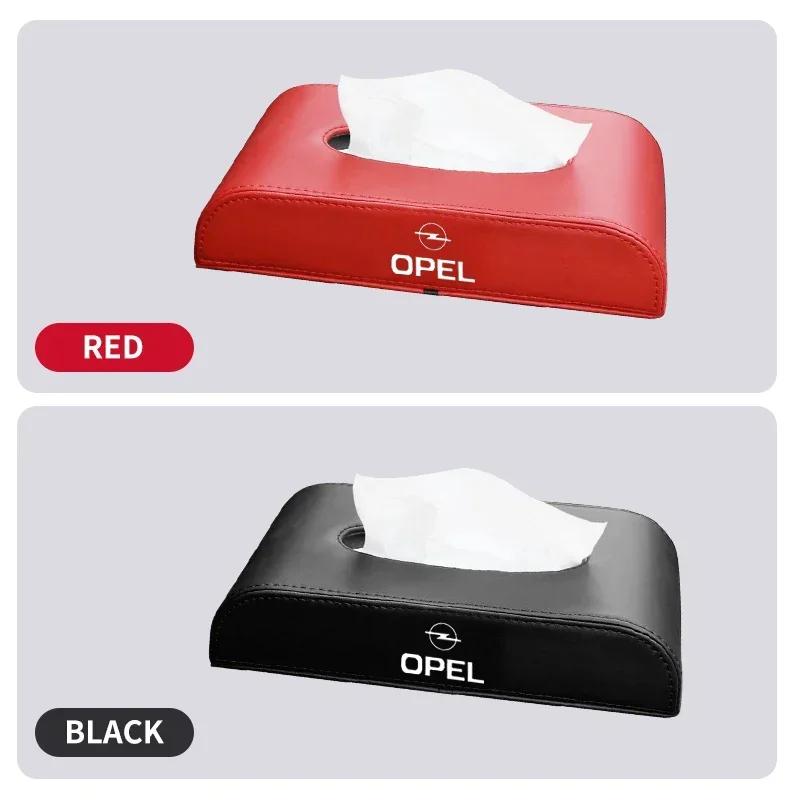1pc Leather Supplies Seat-type Center Console Car Tissue Box For Opel Astra Insignia Mokka Zafira Corsa Vectra Antara Meriva FG8