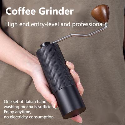 Handkurbel-Bohnenmühle, handgemahlene Kaffeemaschine, Kaffeebohnenmühle, manuelle Kaffeemühle, Küchen- und Barthekenutensilien