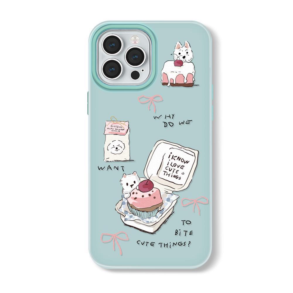 

Zhitai Apple iPhone Case: Cartoon Jelly Skin for Models 11/12/14/15 Pro Max iPhone 16 Pro Max