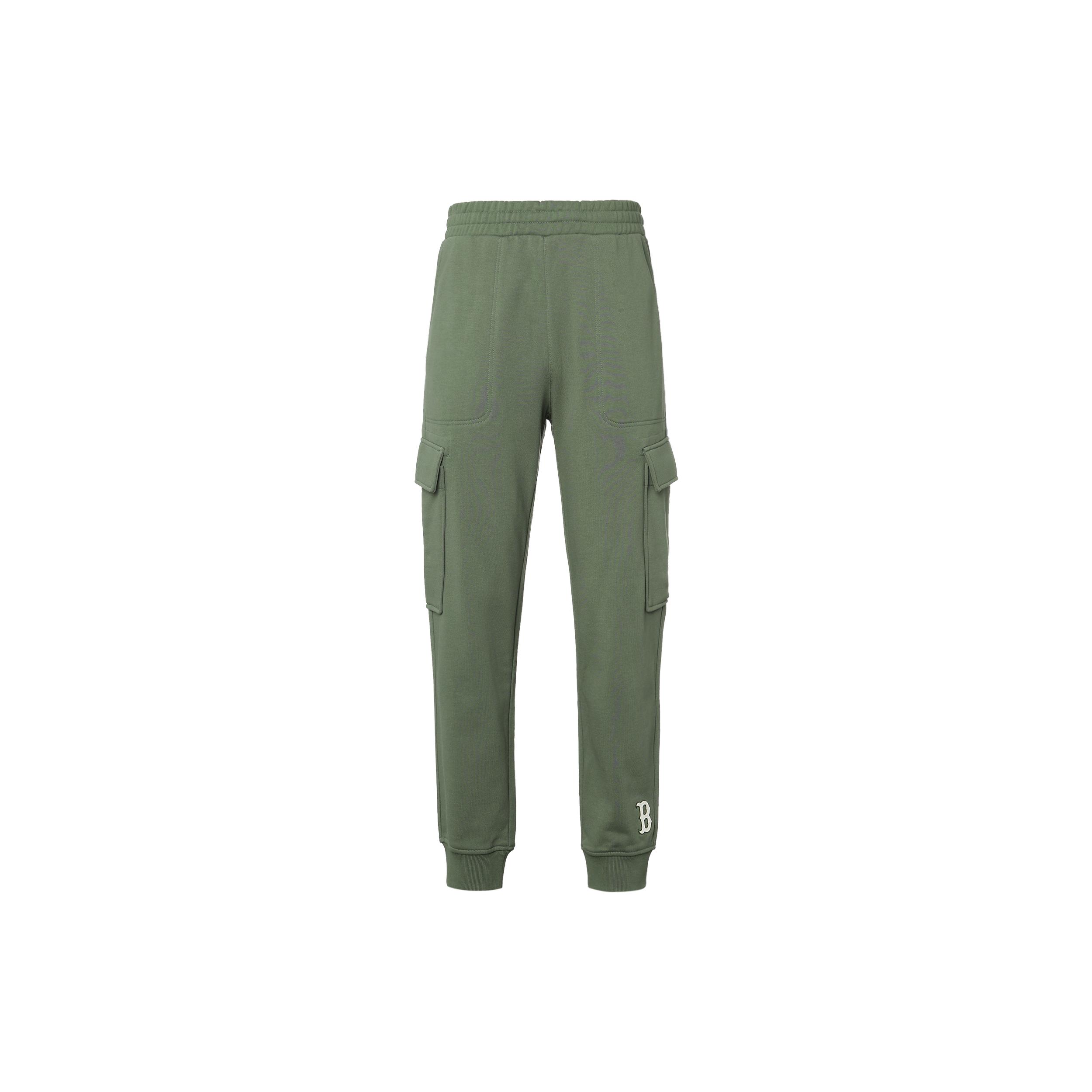 MLB Base Logo Cargo Pants Unisex Green Moderate 3APT00321-43KAD M