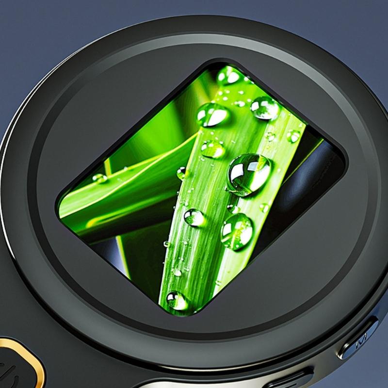 Portable Handheld Microscope With Illuminated LED Light And USB Rechargeable Design For Outdoor Scientific Exploration