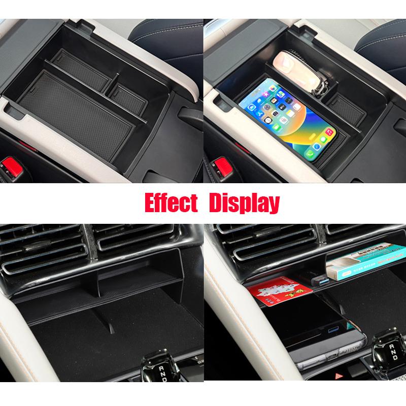 Armrest Storage Box Cup Holder Central Storage Box for BYD SEAL U Song Plus Champion Edition 2024 2024 Car Interior Accessories