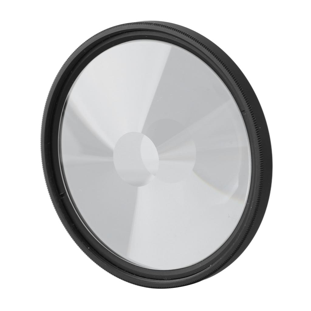 58mm Vortex Prism Filter Waterproof MRC Multilayer Coating Non Slip Camera Vortex Distortion Special Effect Filter