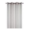 Voilage a oeillets 140 x 260 cm Wood ecru