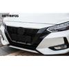 For Nissan Sentra Bluebird Sylphy - 2024 Front Center Mesh Grille Grill Cover Trim Molding Sticker Strip Car Accessories
