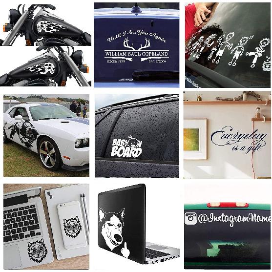 Cow GET Off My Tail Car Sticker Outdoor Rated Vinyl Sticker Decal for Car Windows, Bumpers, Laptops or Crafts (18cm, White)