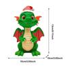 3D Christmas Dragon Sculpture Cool Dragon Garden Statue Christmas Dragon Doll Toy  Desk