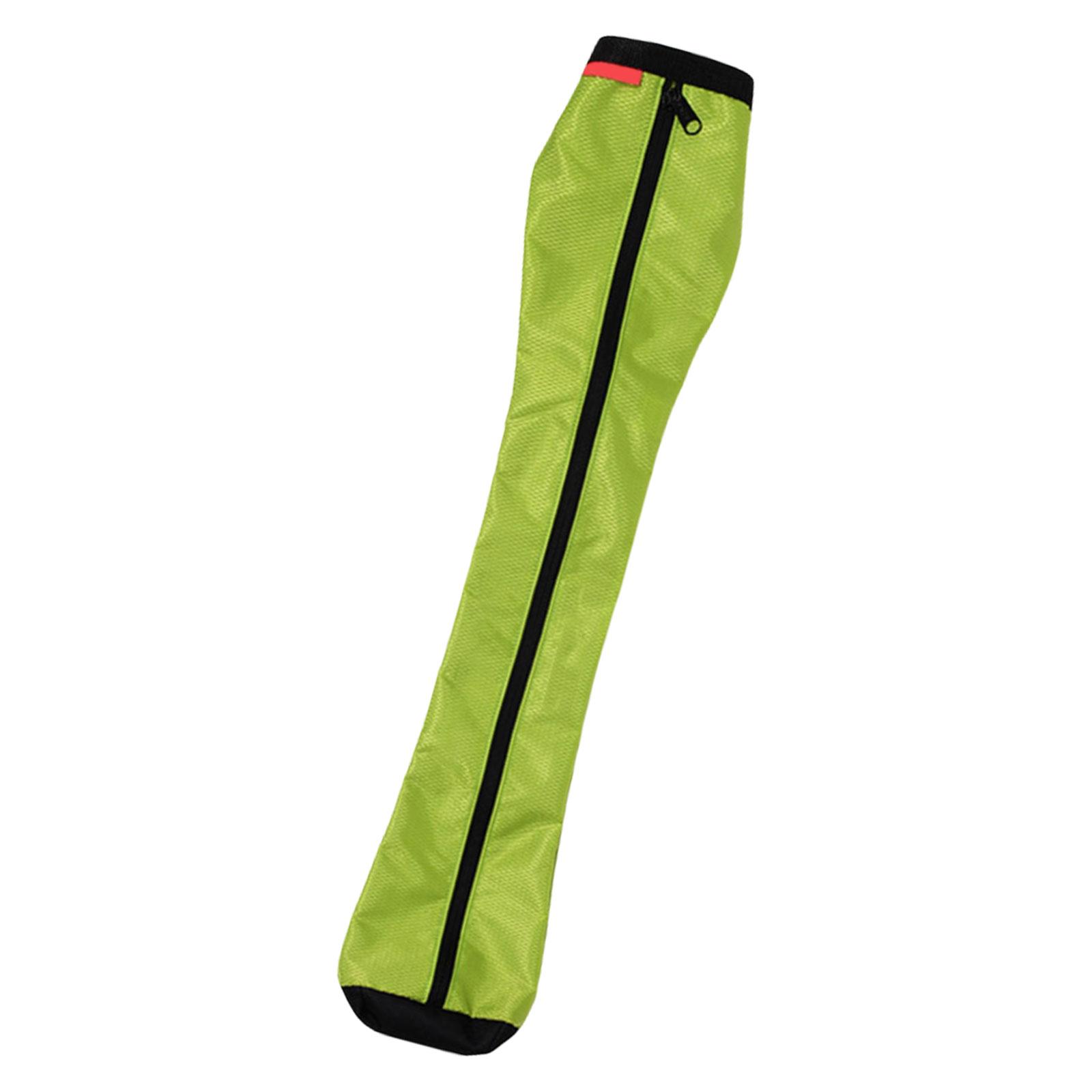 

Walking Stick Bag Hiking Pole Carrying Bag Trekking Pole Carrying Bag Pouches with Zipper Closure and Adjustable Buckle зелёный