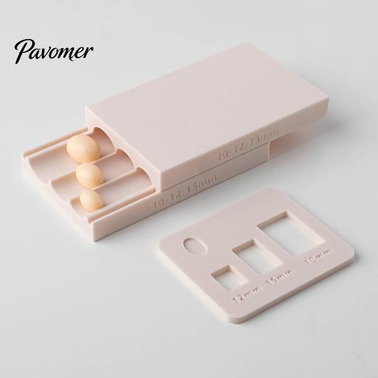 Crafting Tools for Clay 1 Set Polymer Ball Maker, Oval Bead Shaping Machine Roller 10mm 12mm 15mm Beads, Jewelry Making Tool Accessories
