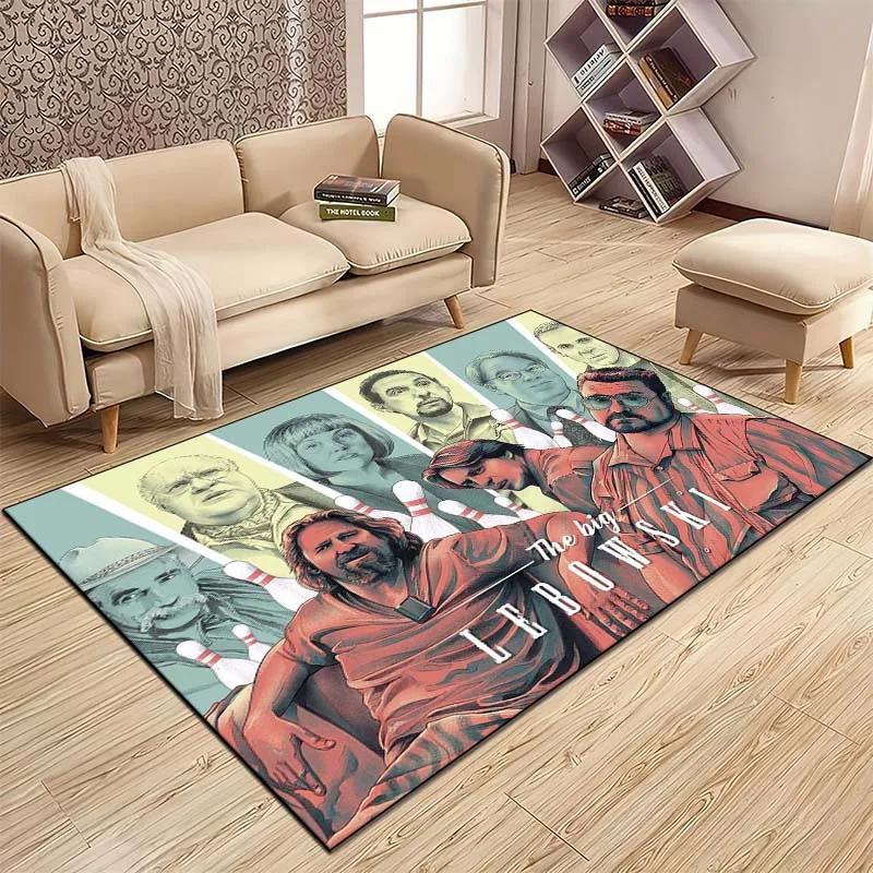 The Big L-Lebowski Pattern Carpet Kitchen MatEntrance Doormat Bedroom Floor Decoration Living Room Carpet Bathroom Anti-slip Rug