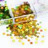 Nail Art Glitter Sequins 3D Holographic Metallic Pentagram Shaped Sequins